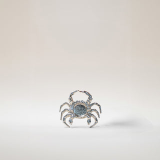 Silver Crab Tealight Holder