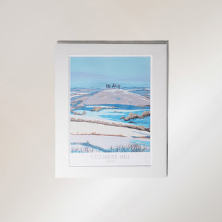 colmers hill winter scene art print