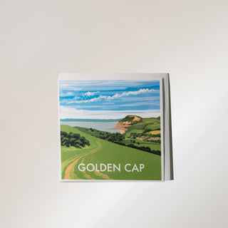 golden cap greetings card