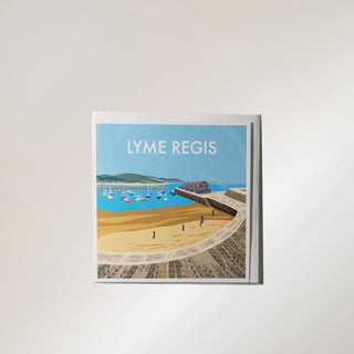 lyme regis greetings card