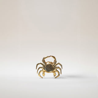 Gold Crab Tealight Holder