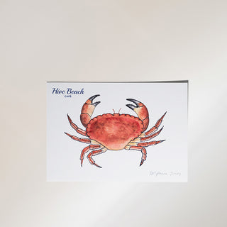 Hive Beach Cafe Seafood Postcard