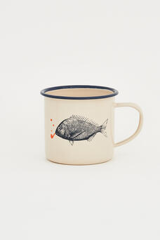 Fish Print Mug