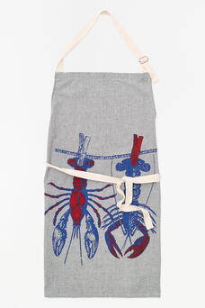 Lobster Print Apron
