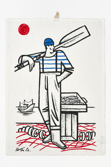 Fisherman Tea Towel