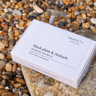 Black Plum & Rhubarb Scented Botanical Wax Melts