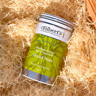 Mediterranean Herb Mixed Nuts in a Tin