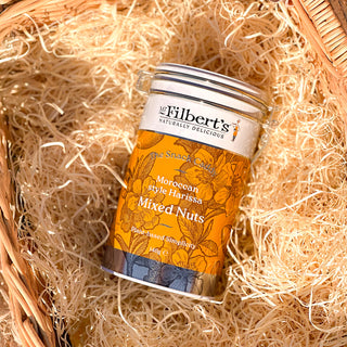 Mr Filbert's Moroccan Style Harissa Mixed Nuts in a Tin