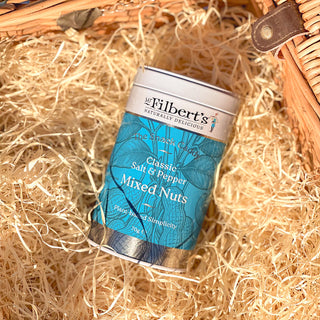 Mr Filbert's Classic Salt & Pepper Mixed Nuts in a Tin